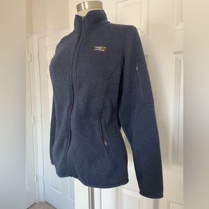 LL Bean Full-Zip Fleece Sweater Jacket Sz S